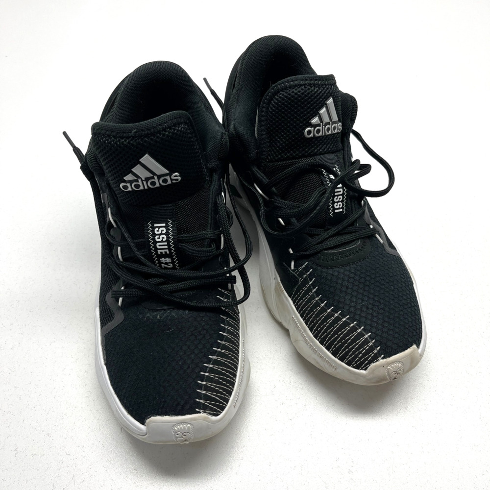 Adidas Unisex D.O.N. Issue 2 Basketball Sneakers, Black/White #FW8512 Size 7